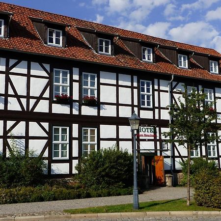Hotel Zum Brauhaus Кведлінбург Екстер'єр фото