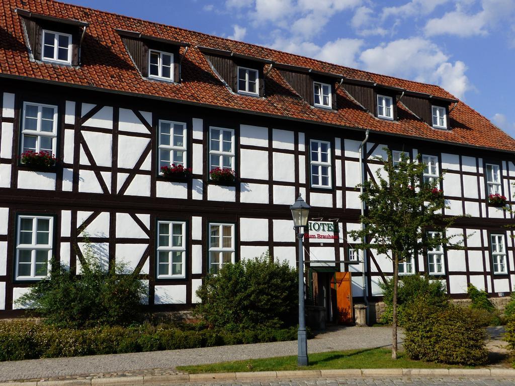 Hotel Zum Brauhaus Кведлінбург Екстер'єр фото