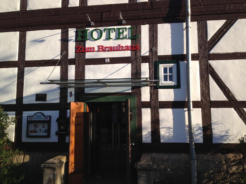 Hotel Zum Brauhaus Кведлінбург Екстер'єр фото