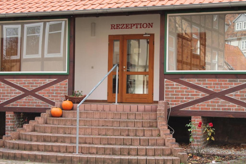 Hotel Zum Brauhaus Кведлінбург Екстер'єр фото