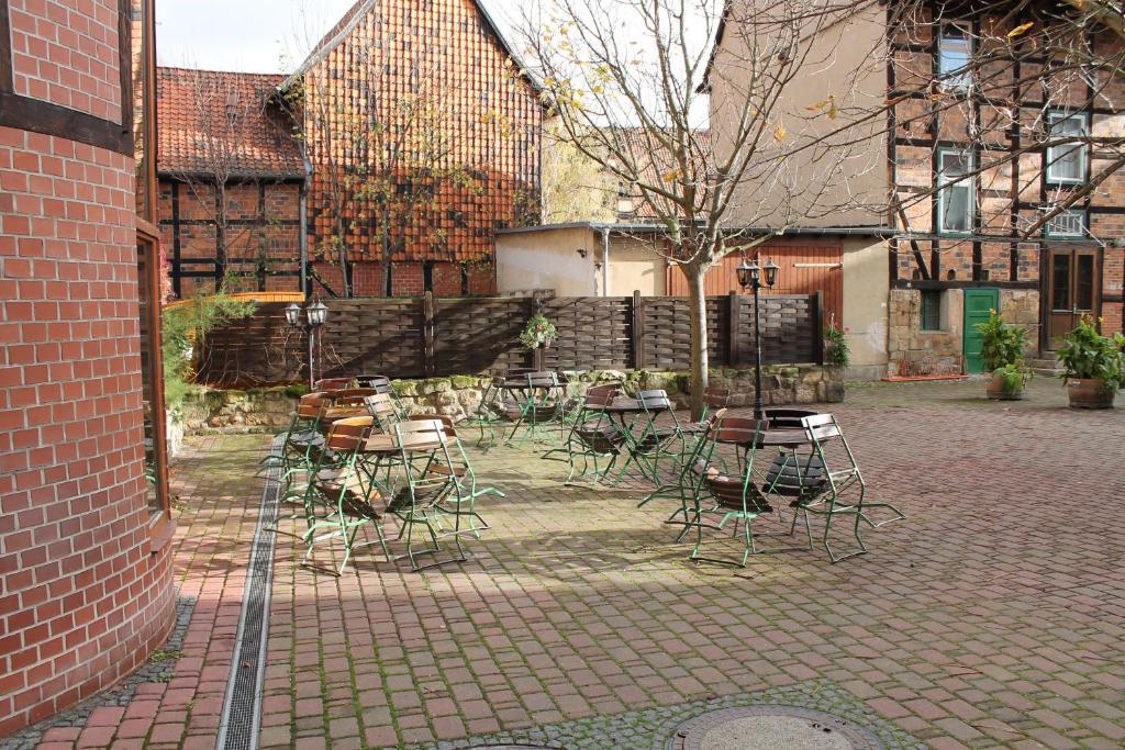 Hotel Zum Brauhaus Кведлінбург Екстер'єр фото