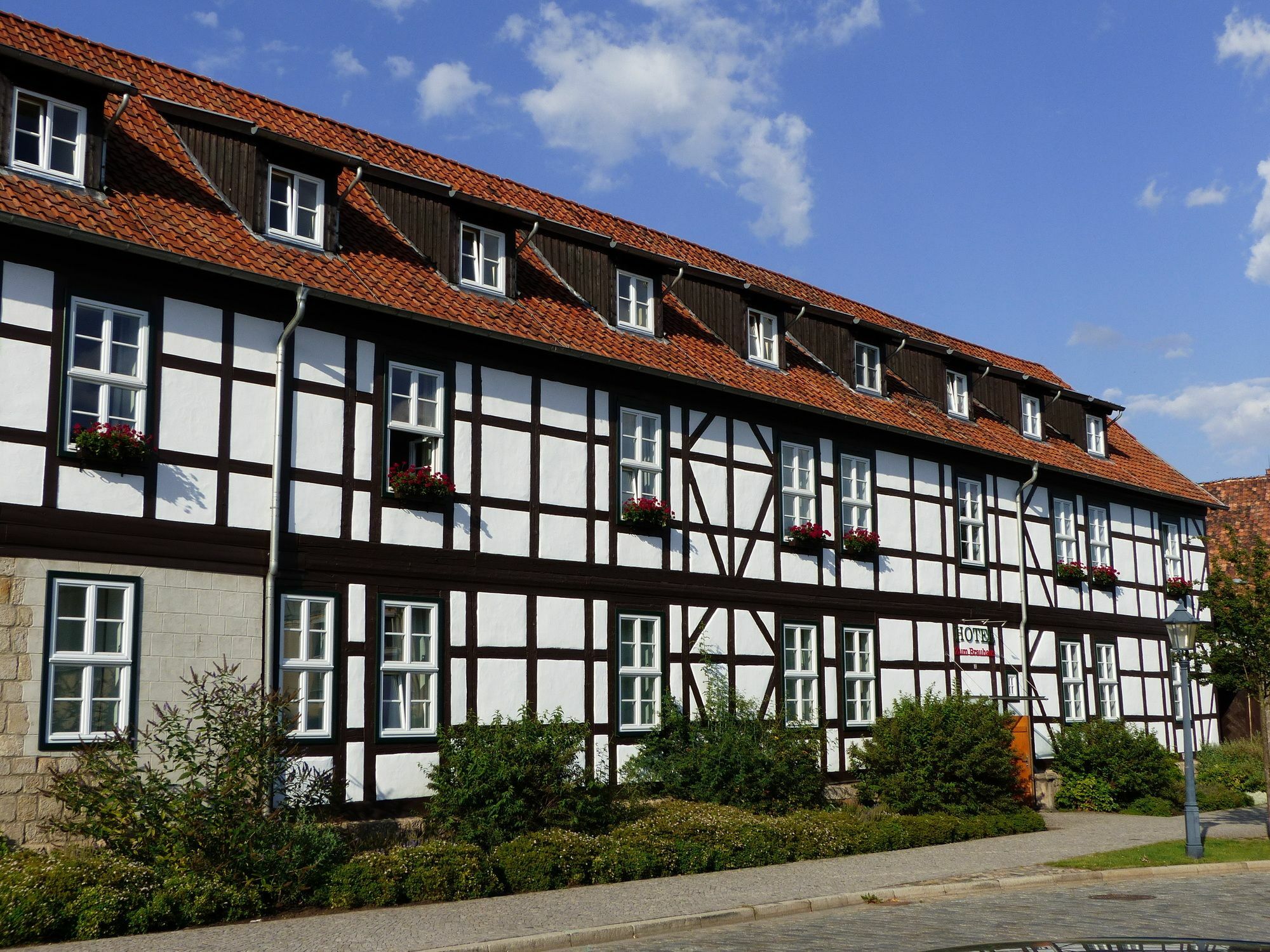 Hotel Zum Brauhaus Кведлінбург Екстер'єр фото