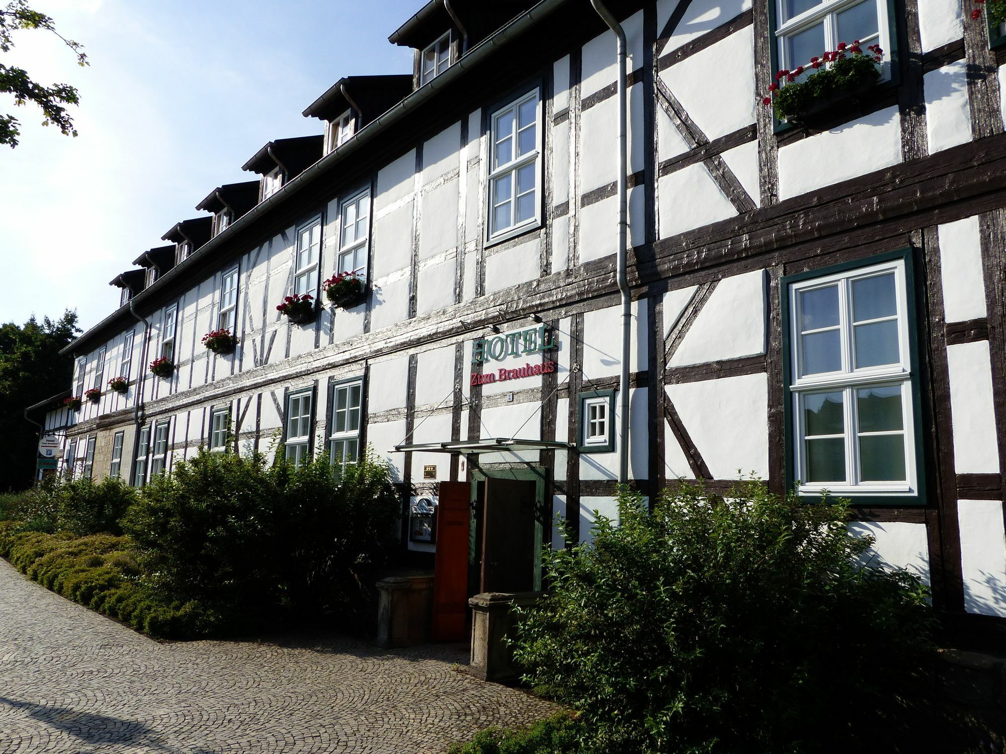 Hotel Zum Brauhaus Кведлінбург Екстер'єр фото